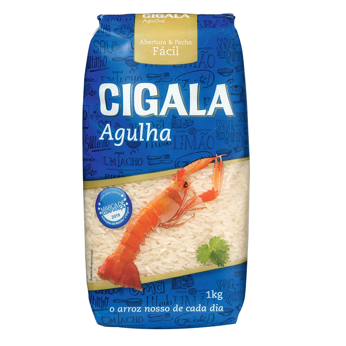 Cigala Arroz Agulha (Grão Longo) 1kg